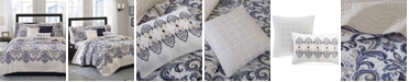 Madison Park Cali 6-Pc. Quilted Full/Queen Coverlet Set
